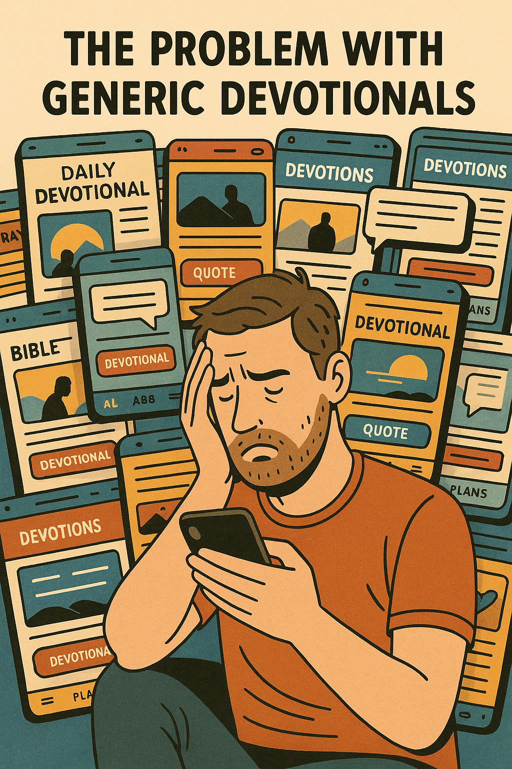 Generic devotional app screenshot